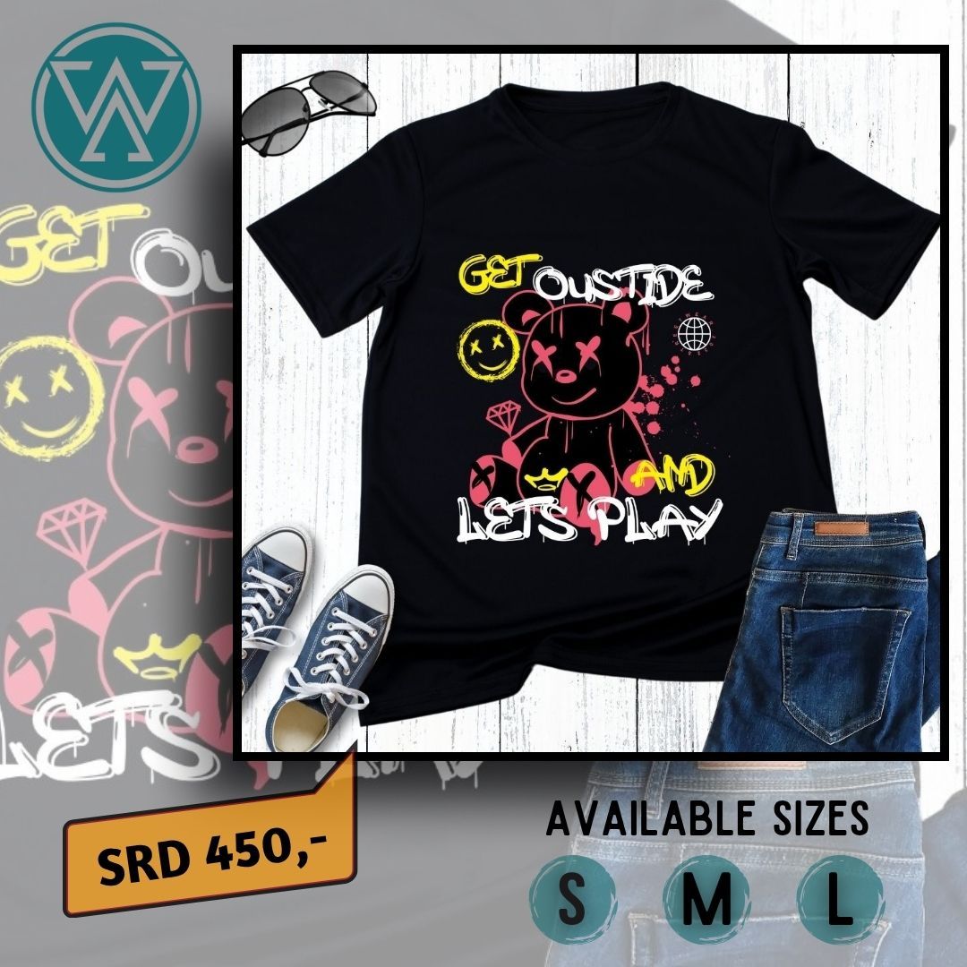 GET OUTSIDE, LETS PLAY t-shirt