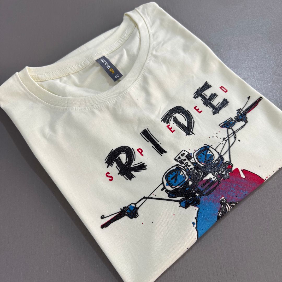 No Rules T-Shirts- CREAM