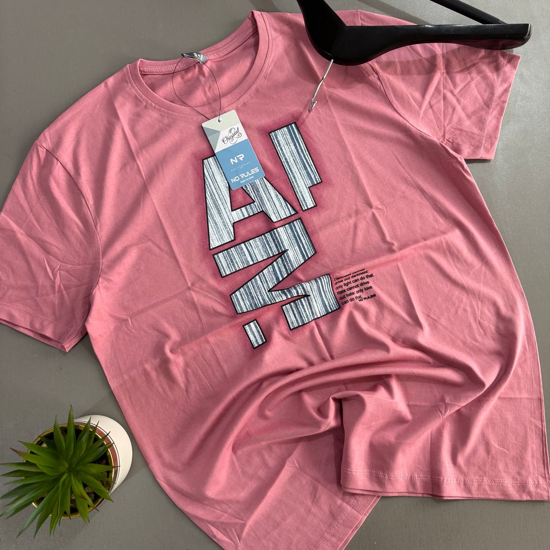 No Rules T-Shirts- PEACH
