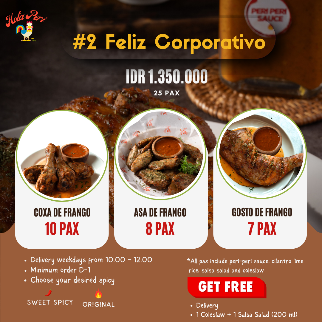 Feliz Corporativo ( 25 pax )
