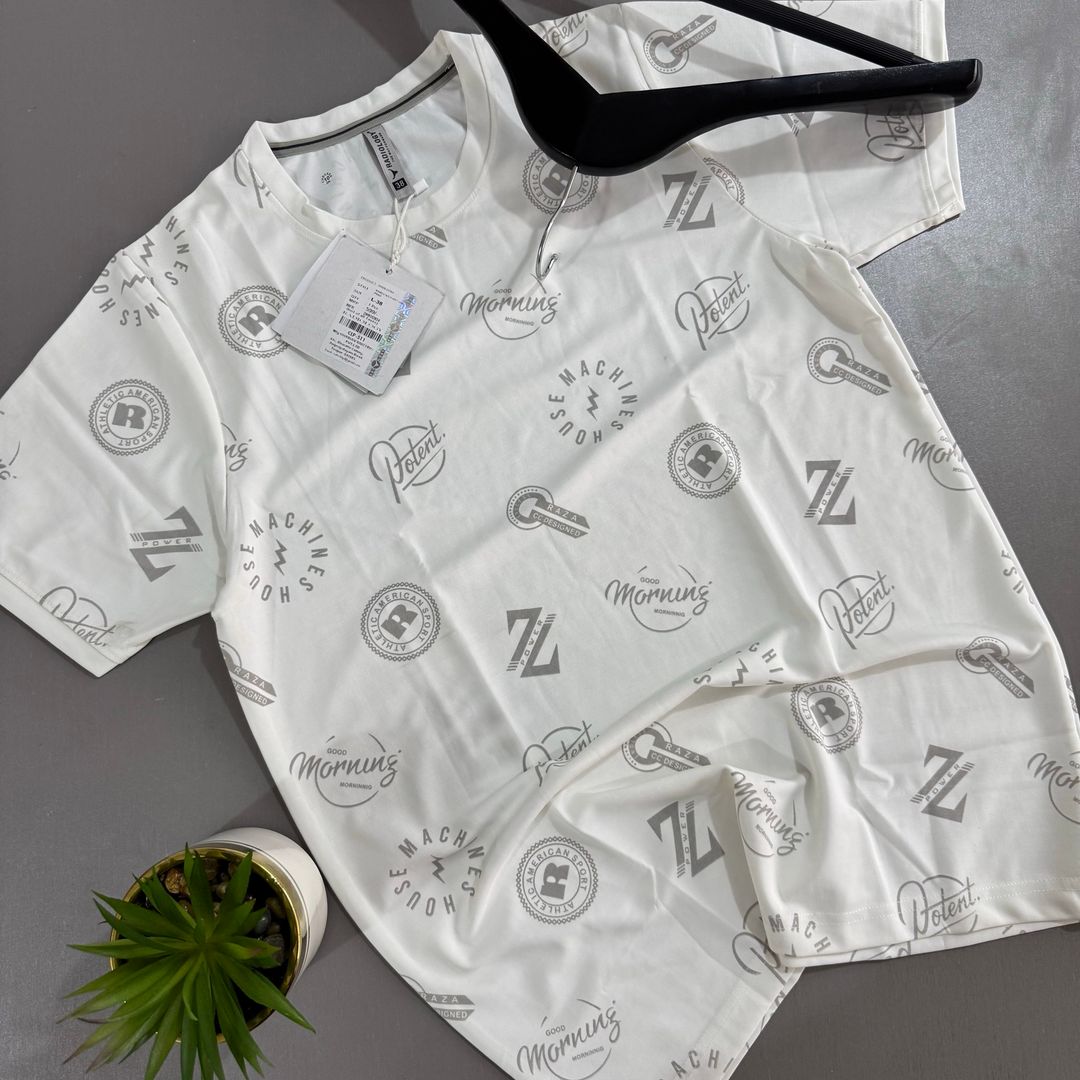 Radiology T-Shirts (PATTERNED- OFF-WHITE
