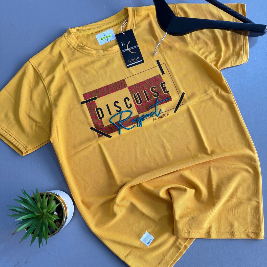ZURELLO PRINTED T-SHIRT - YELLOW