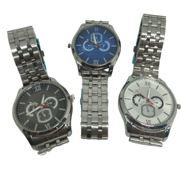 Reloj Pulsera Metalico Esmerilado
