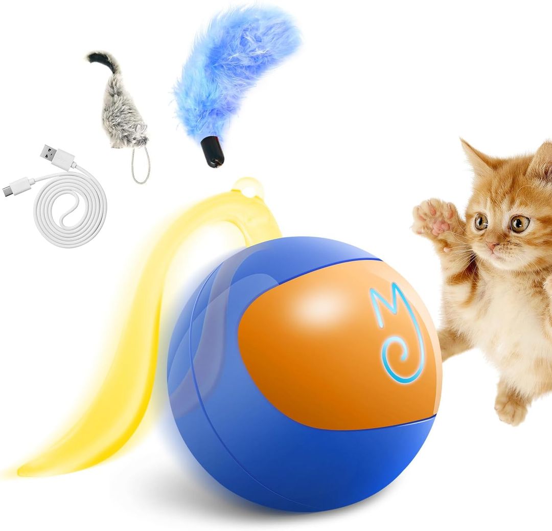 JUGUETE INTERACTIVO BOLA PERSECUCION PARA GATOS