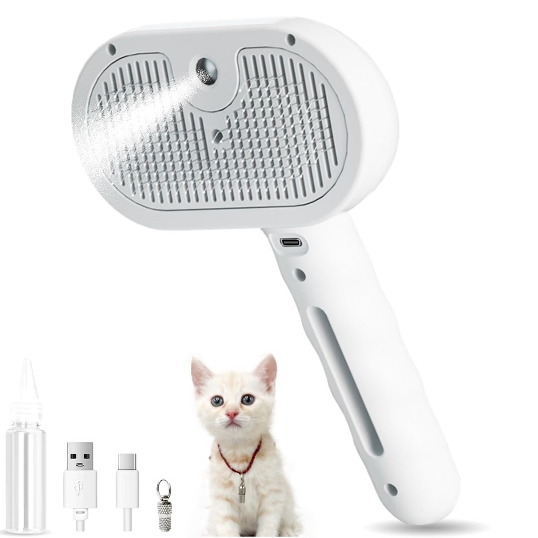 PEINE DE PELO DE VAPOR PARA GATOS 3 EN 1