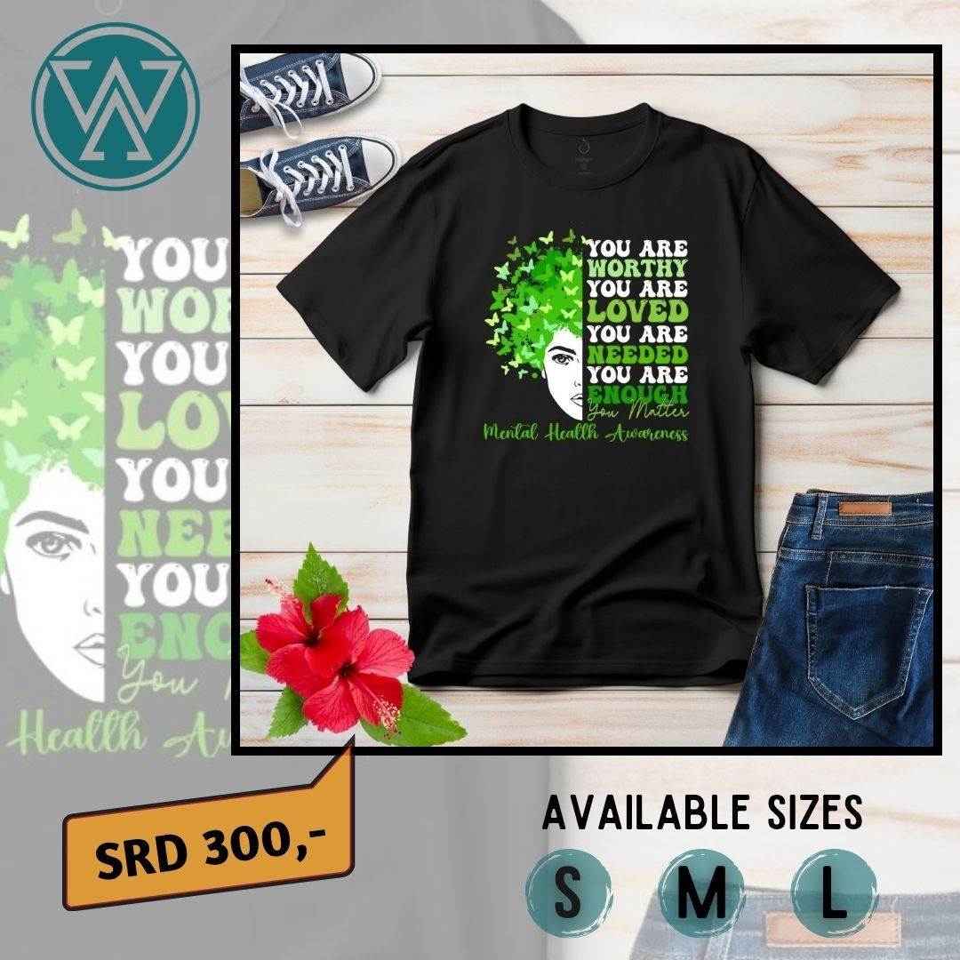 Mental health awareness no. 4 t-shirt