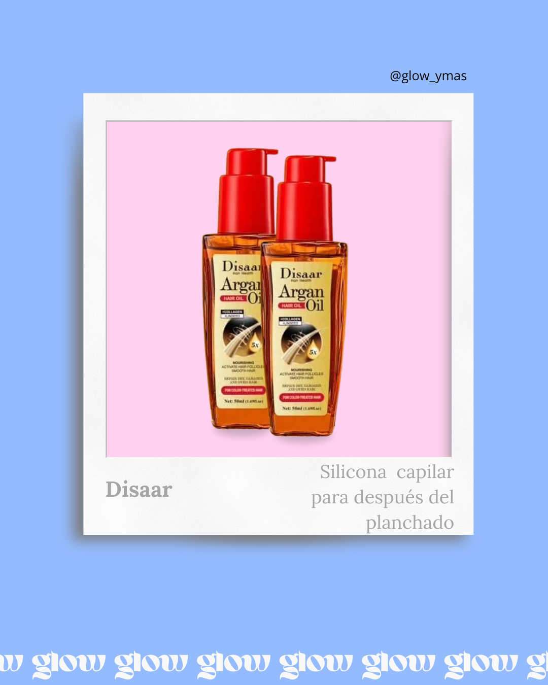 Aceite de argan post planchado, para cabellos resecos 