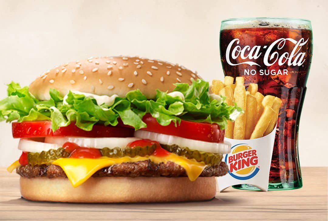 Whopper w cheese combo
