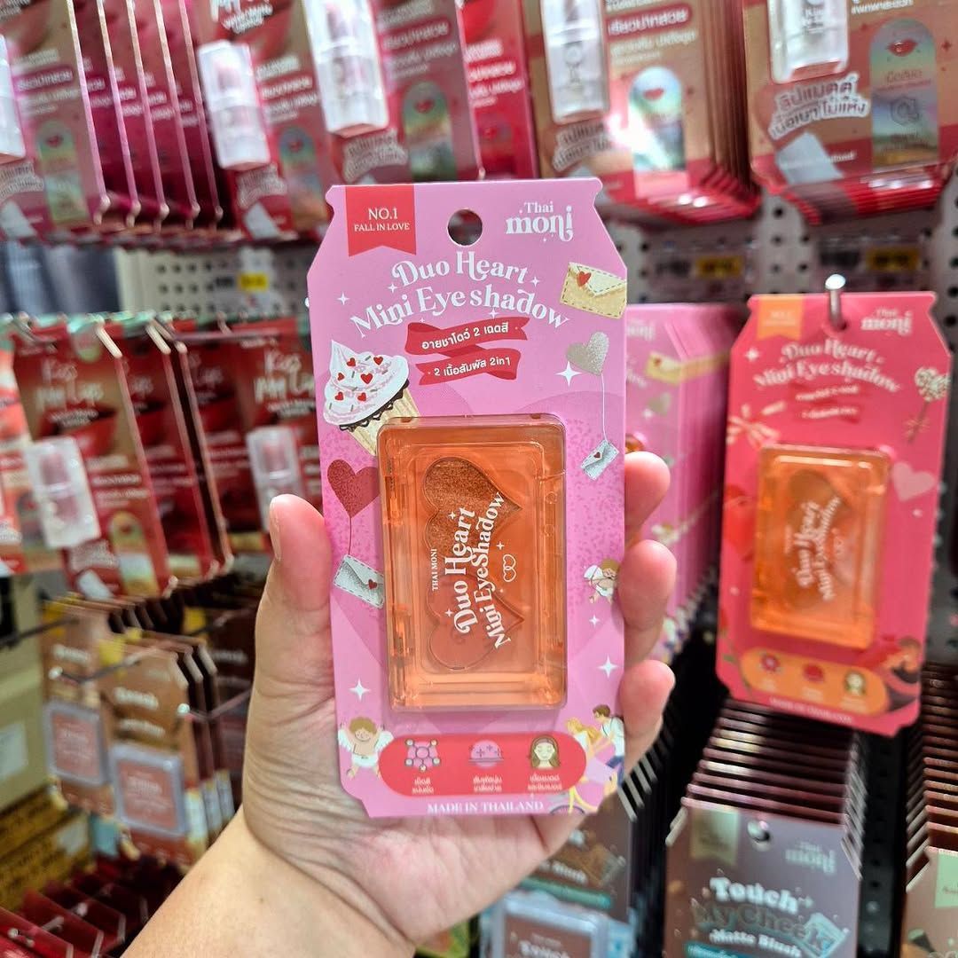 Thai moni Duo Heart Mini Eyeshadow - #01 Fall In Love