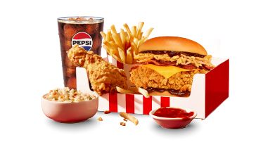 Crispy bbq zinger big box 