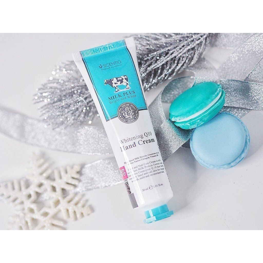 Scentio Milk Plus Whitening Q10 Hand Cream (30ml)