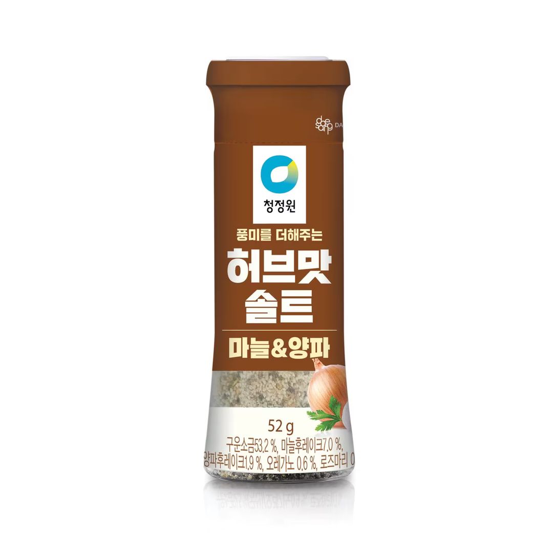 청정원 허브맛솔트마늘&양파 HERB SALT-GARLIC & ONION 52g