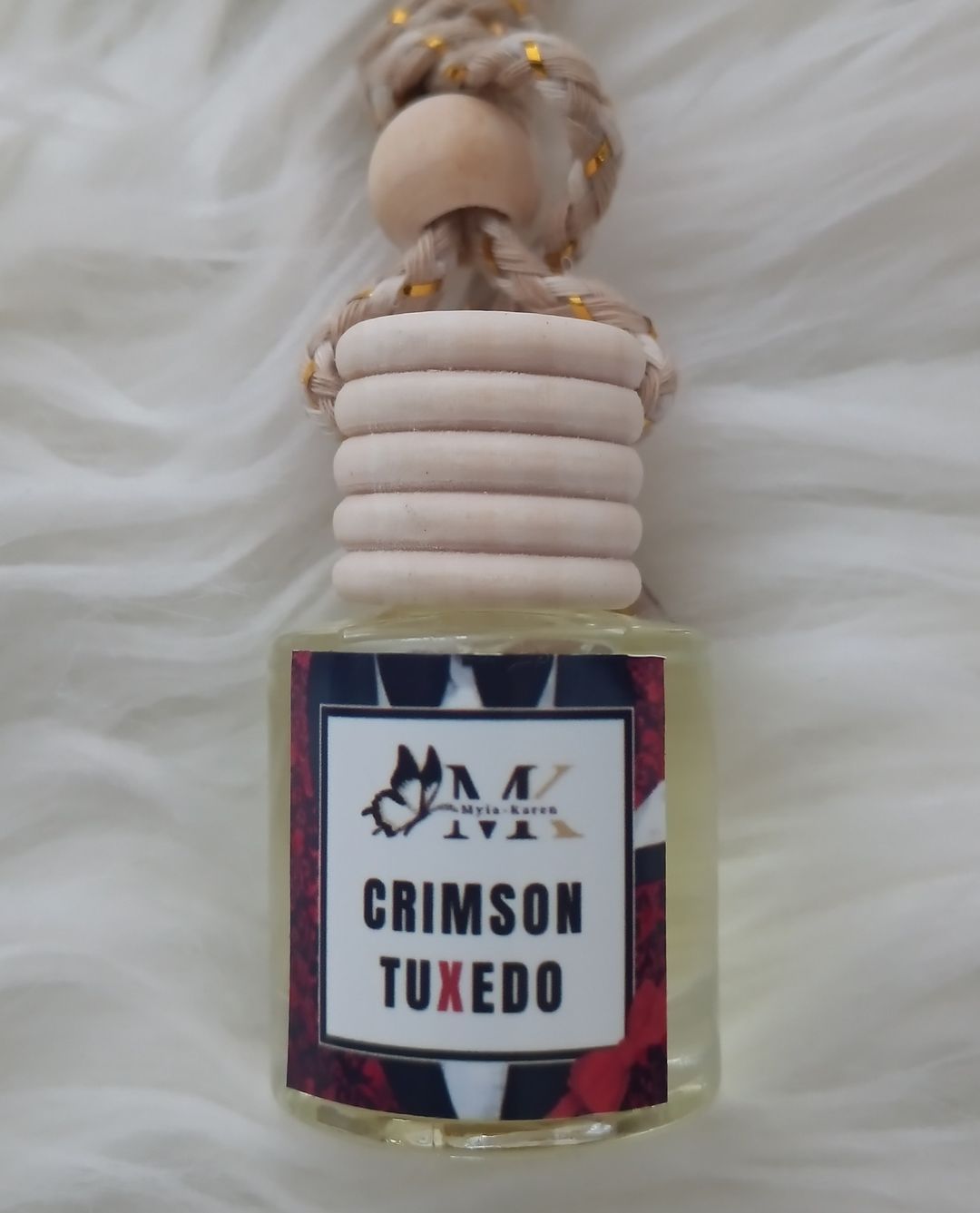 Crimson Tuxedo Car Freshener