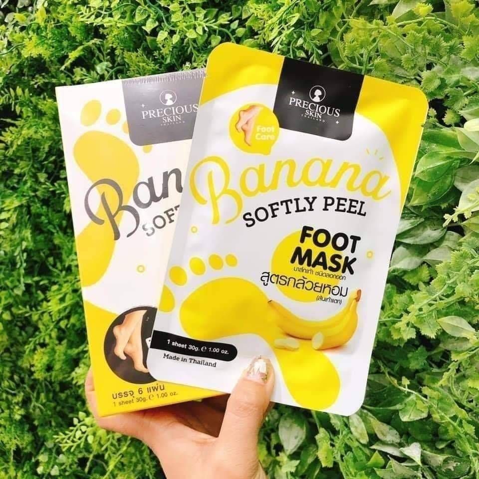 Precious Skin Foot Mask Banana Medium Peel (Box of 6)