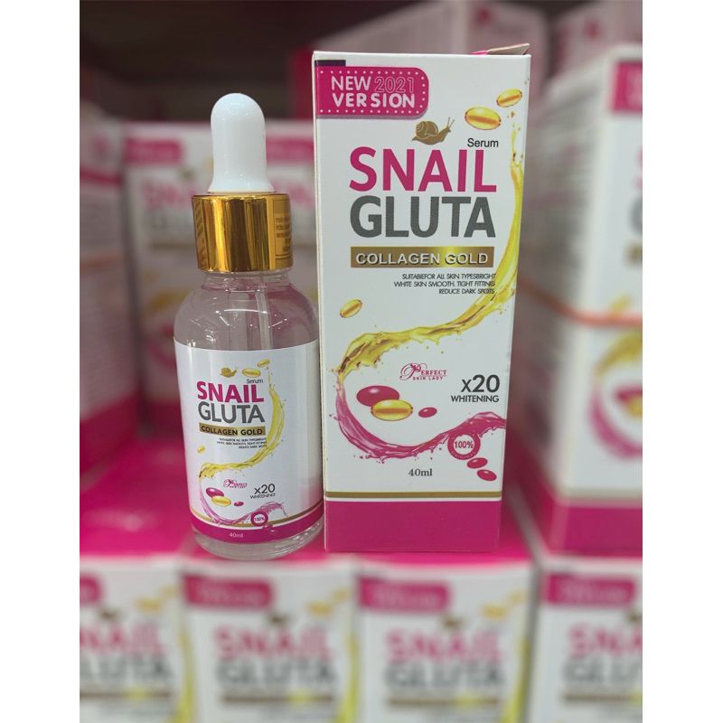 Perfect Skin Lady Snail Gluta Collagen Gold Serum 40ml