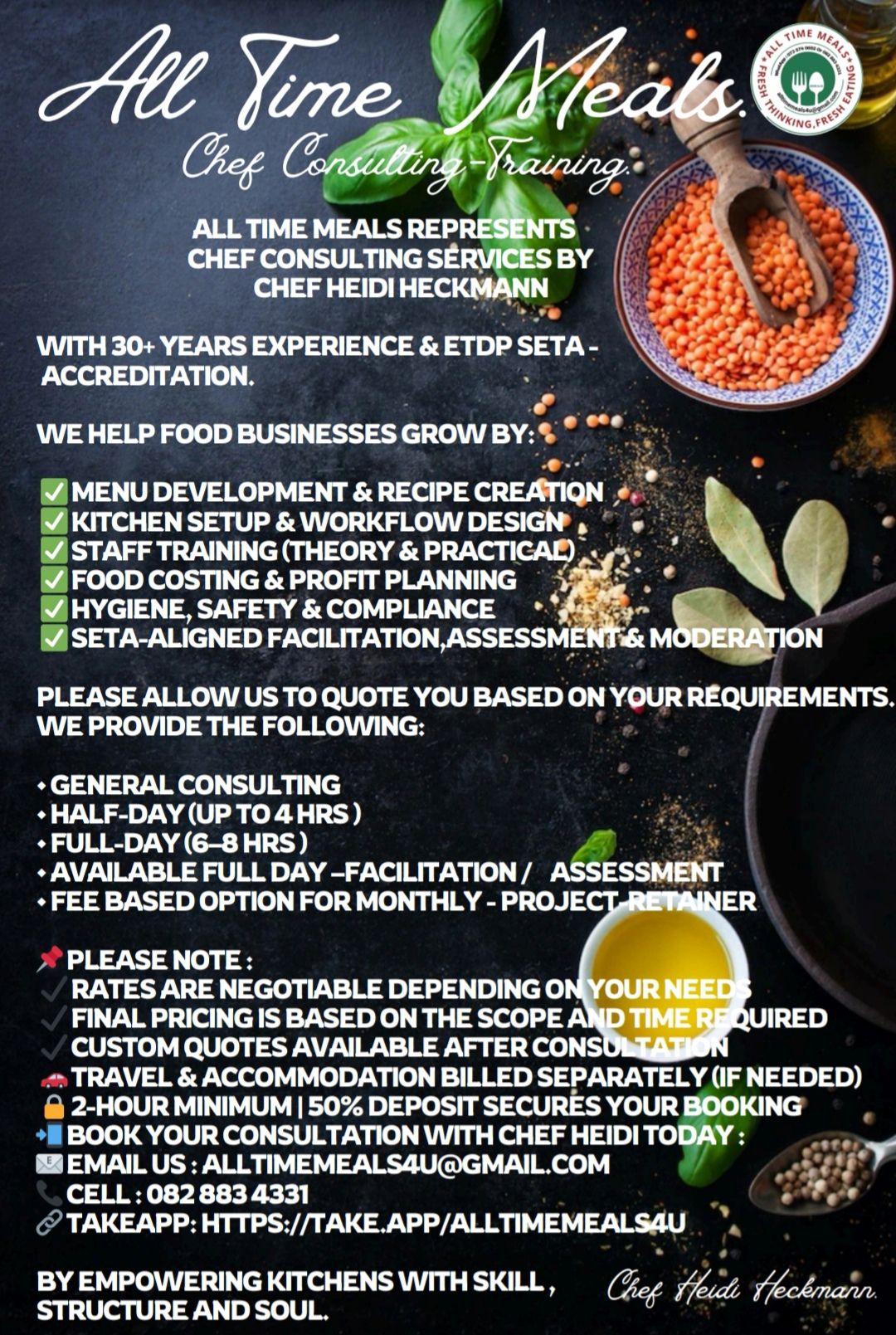 Chef's Consulting-Training 