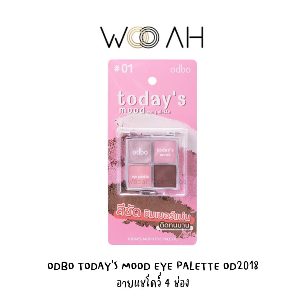 Odbo Today's mood Eye Palette 4g - 01