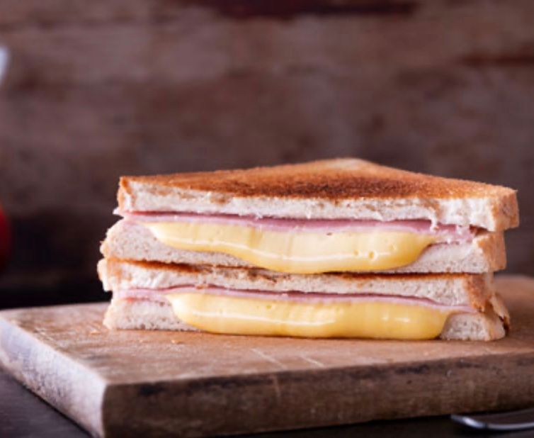 Toasted Ham, Cheese and Tomato 