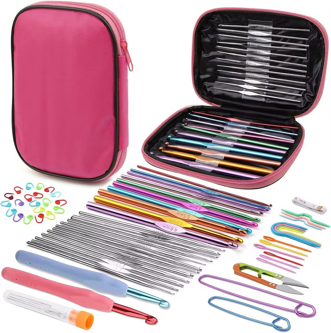 Yarn Crochet Knitting Needles Set Aluminium Knitting Needles