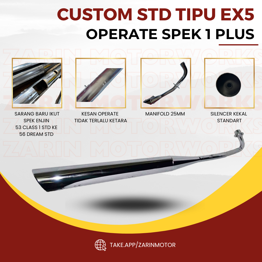 STD TIPU EX5 SPEK 1 PLUS - CUSTOM OPERATE