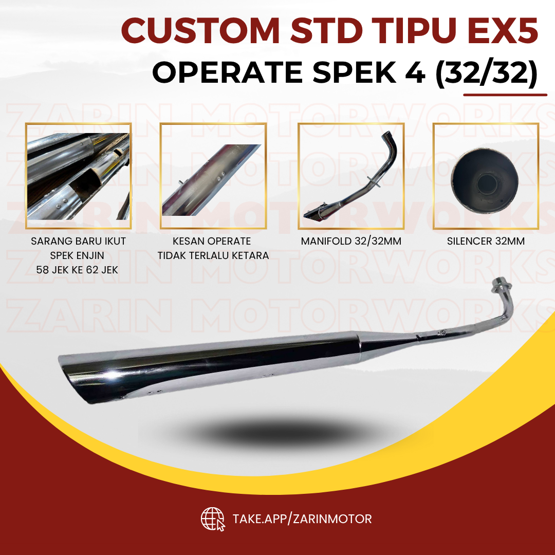 STD TIPU EX5 SPEK 4 32/32  - CUSTOM OPERATE  