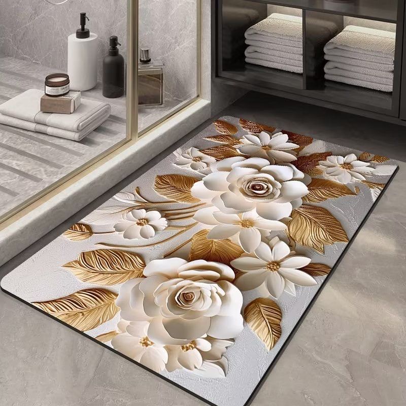 3D Floral rugs #6 usafiri tu