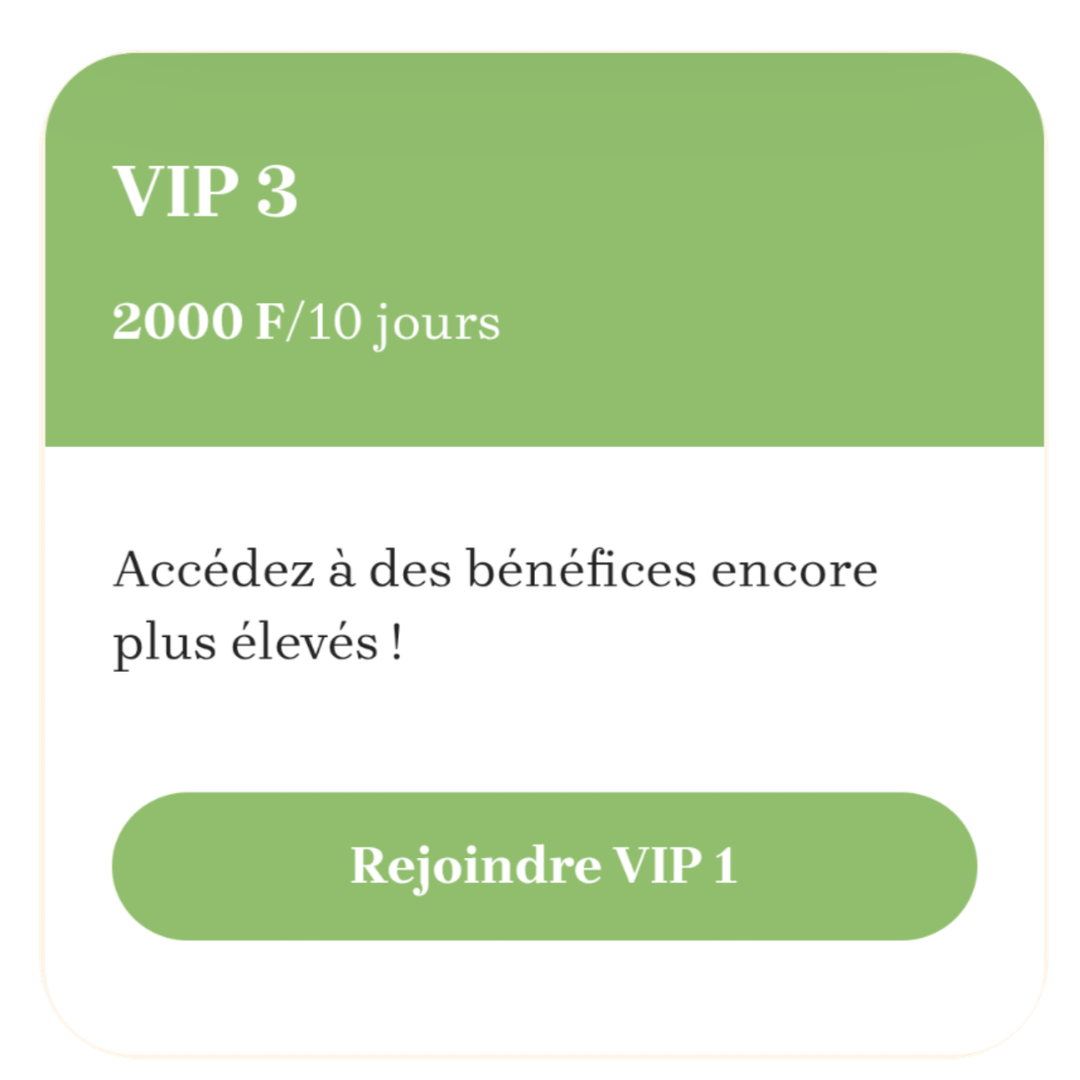 DÉPÔT VIP3