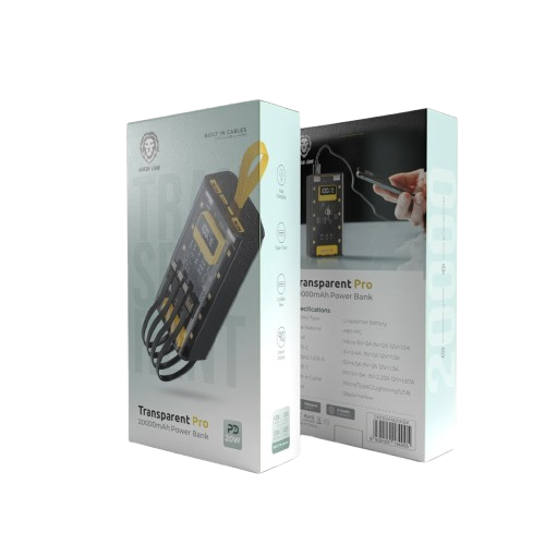 Green Lion Transparent Pro 20000mAh Power Bank