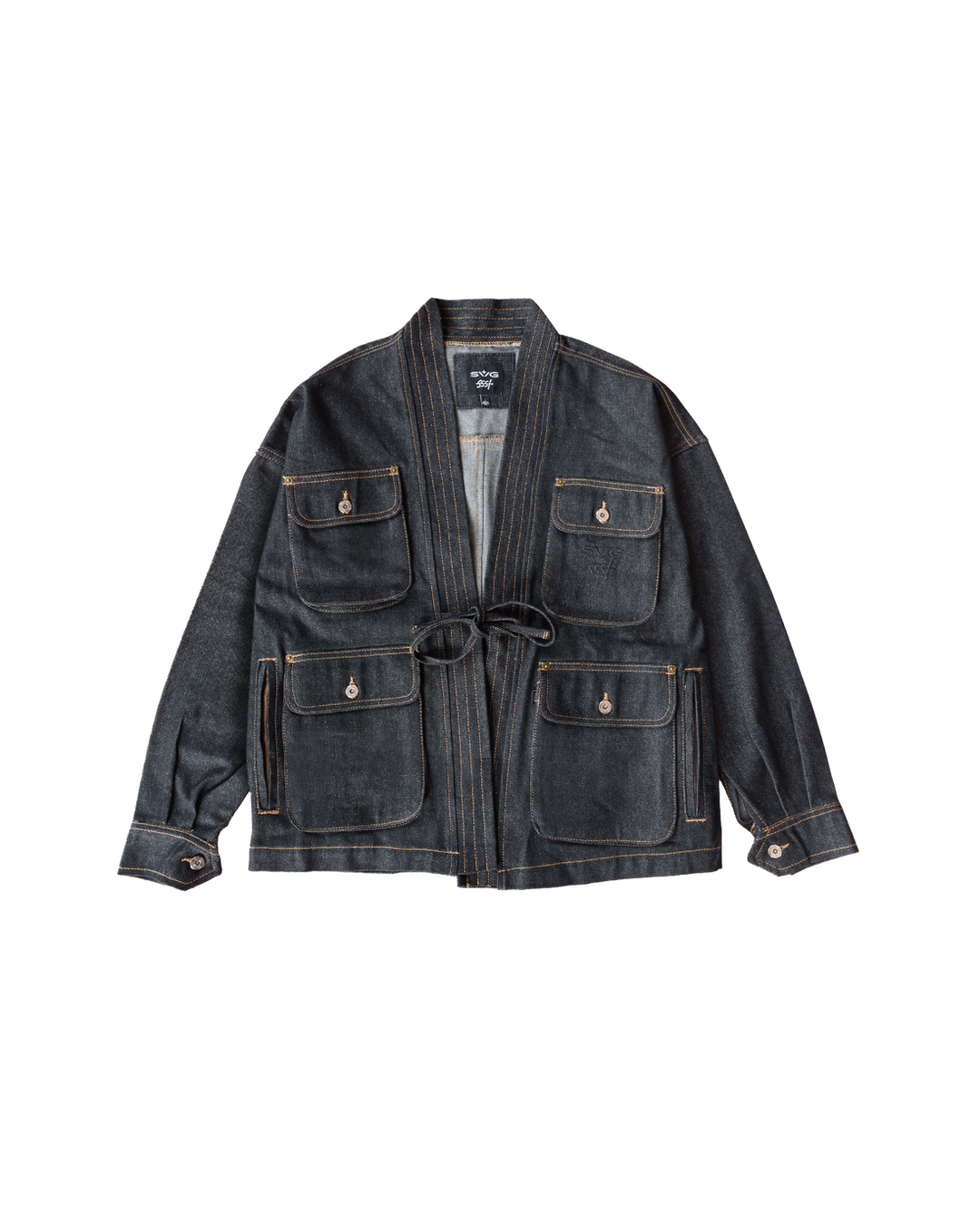 The Astral Furi Black Kimono Set