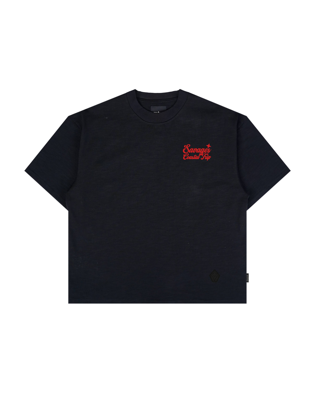 Coastal Trip Black Tee