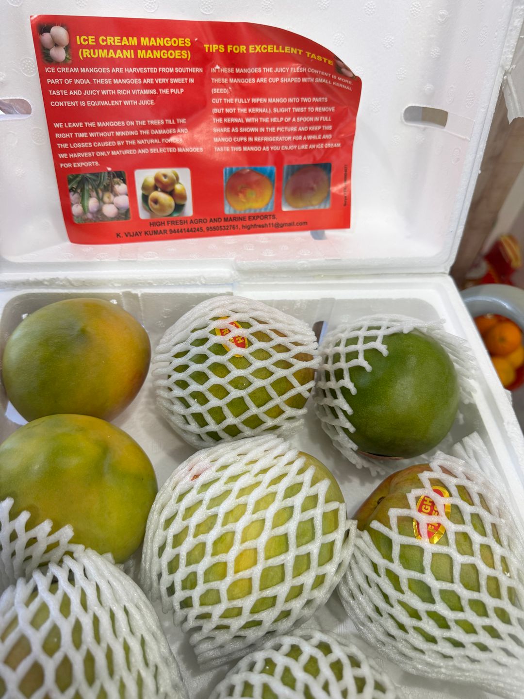 India Ice Cream Mango 
