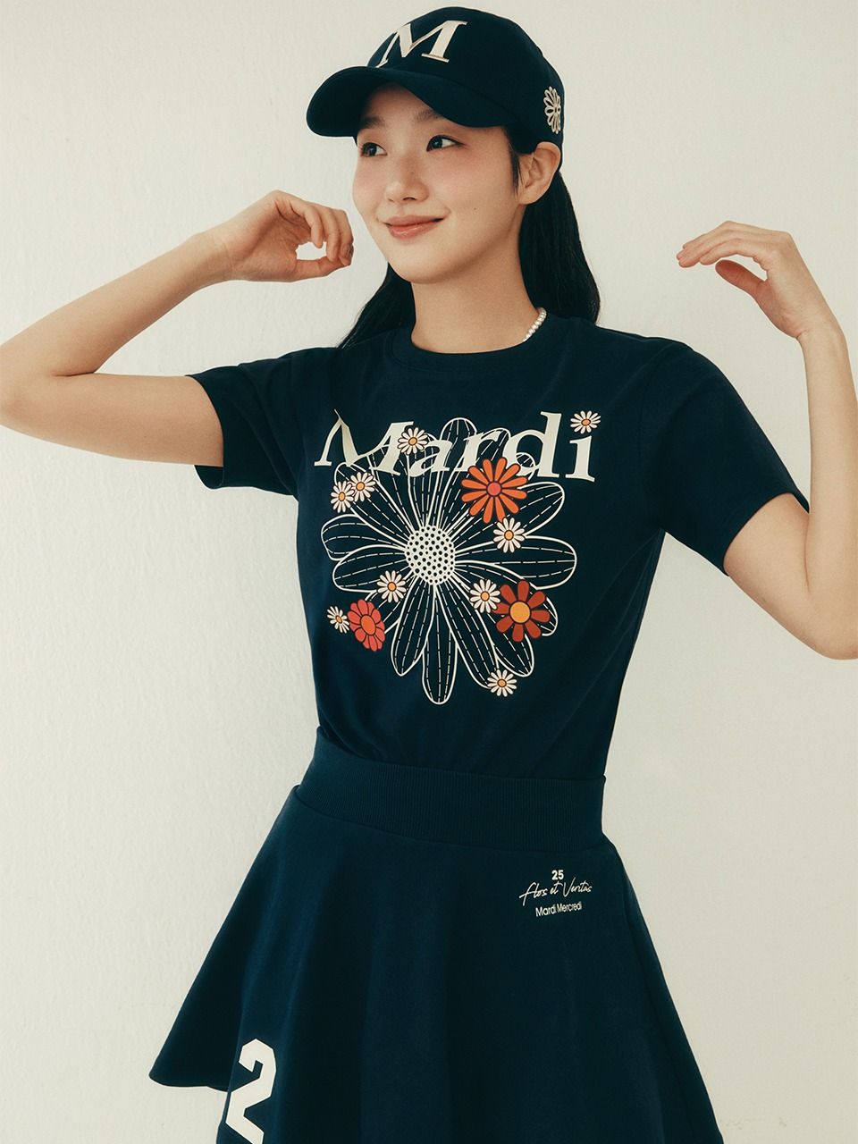 Mardi Mercredi - Slim TShirt Flower Mardi Blossom