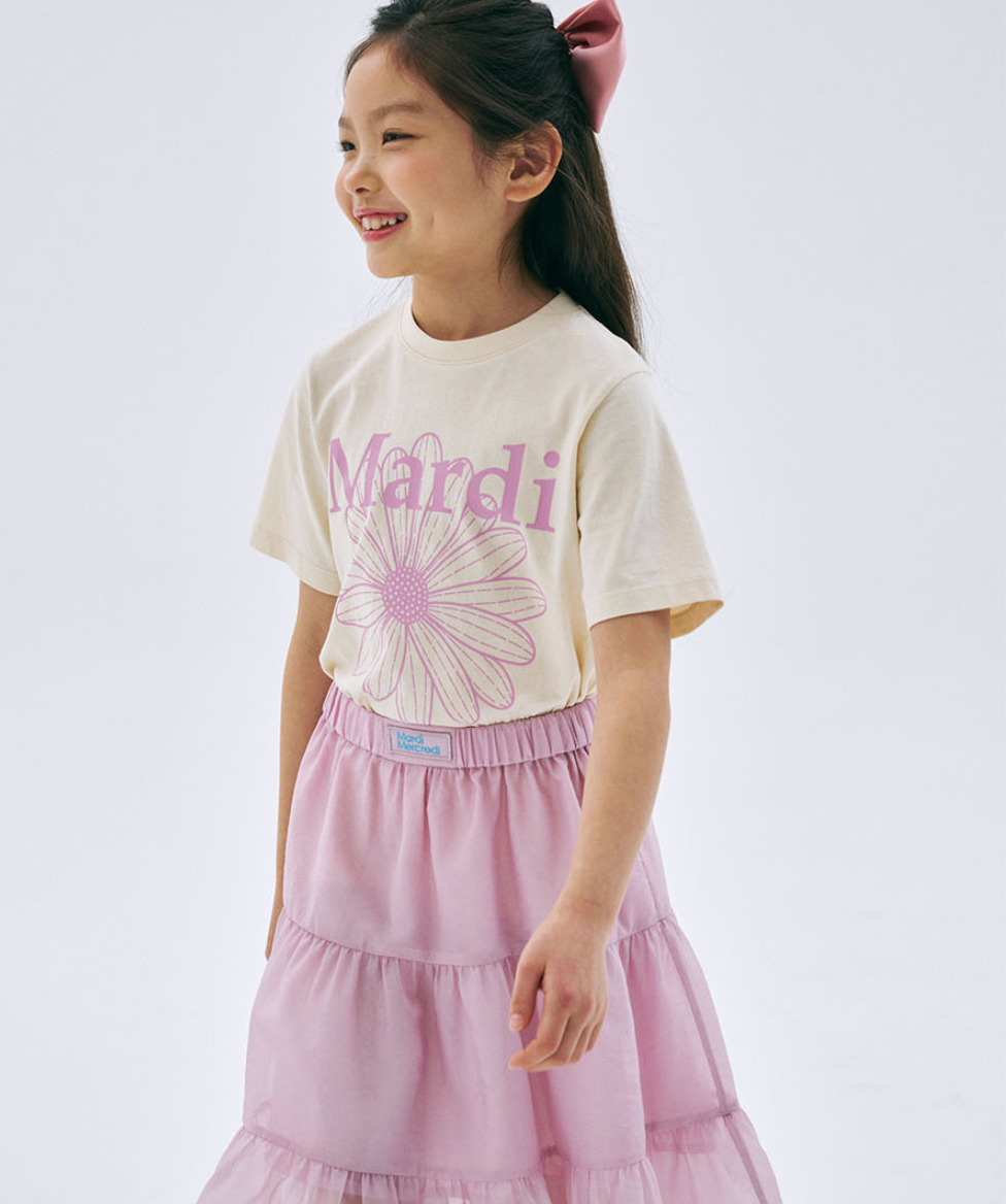 Mardi Mercredi - Kids Tshirt Flower Mardi