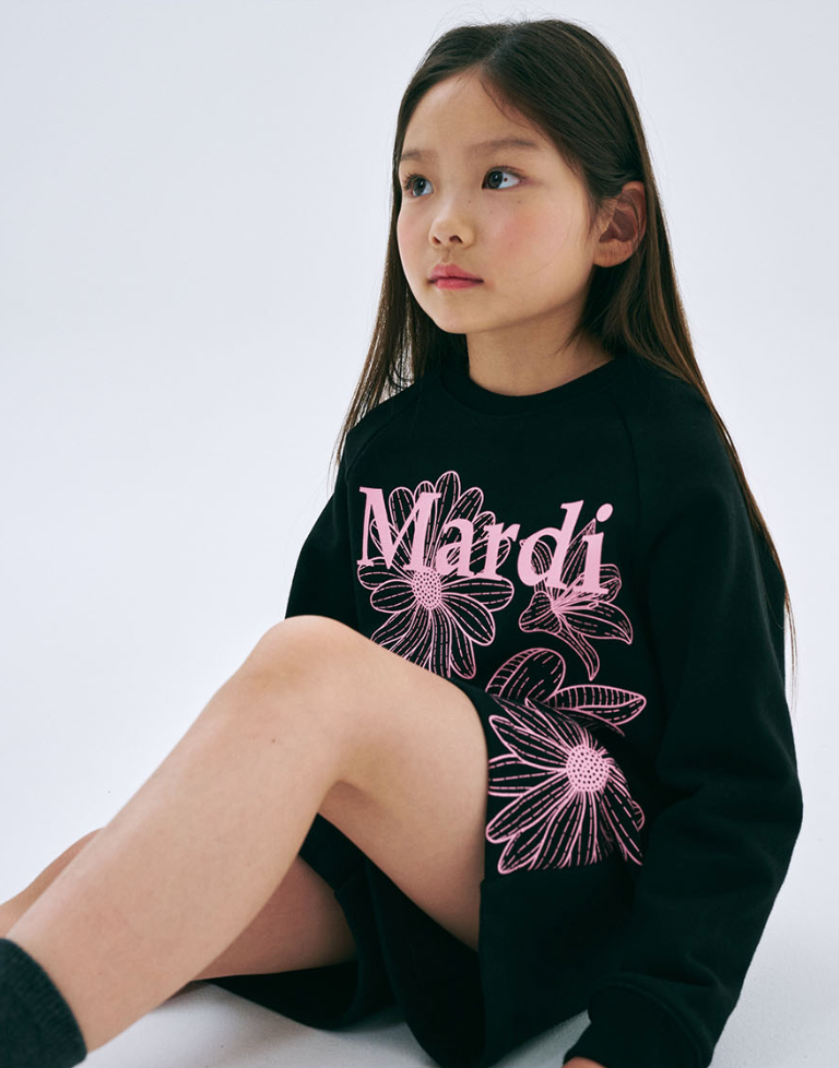 Mardi Mercredi - Kids Sweat Shorts Flower