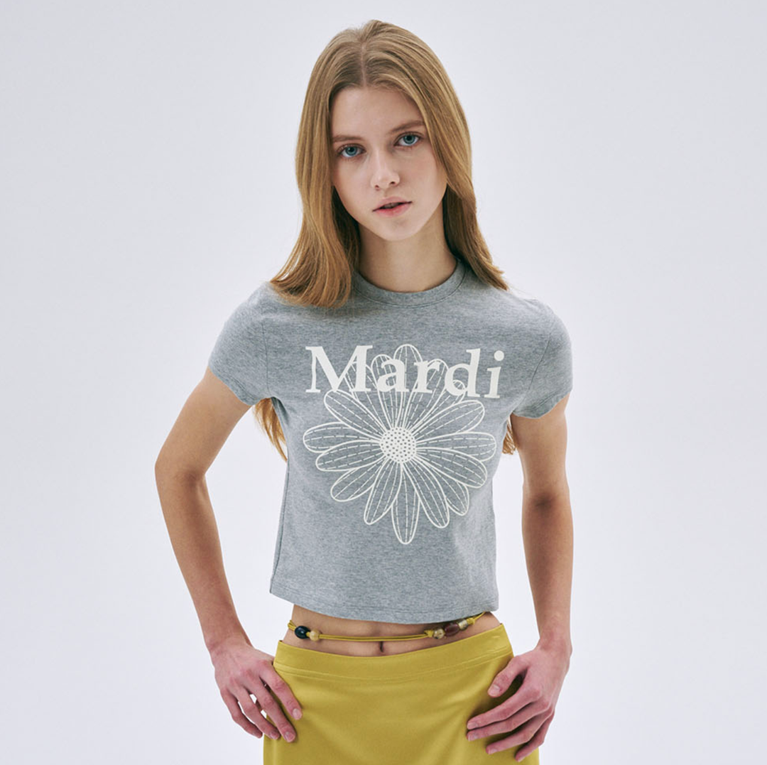 Mardi Mercredi - Cropped TShirt Flower Mardi
