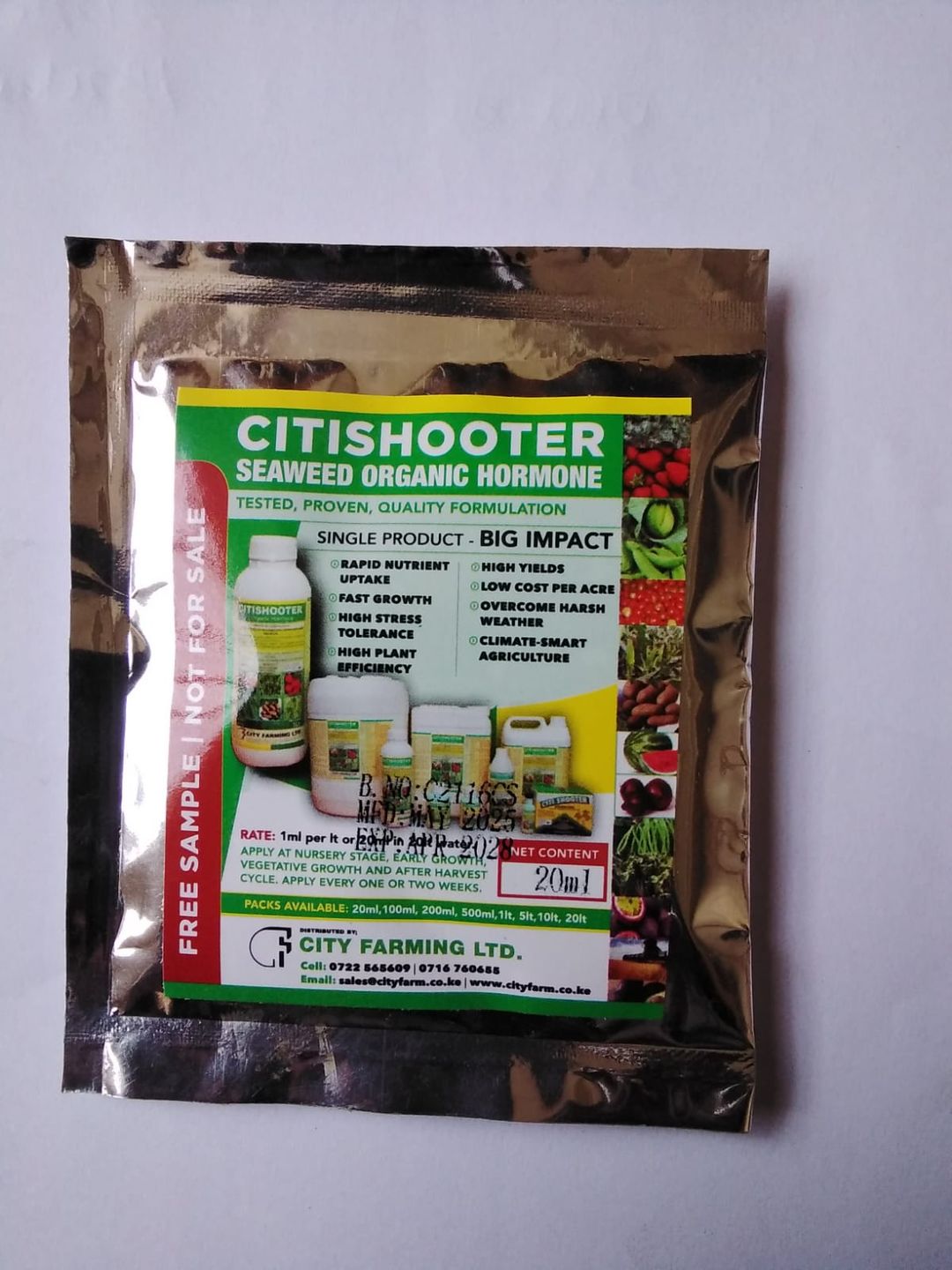 CITISHOOTER 20ML (Free sample!)