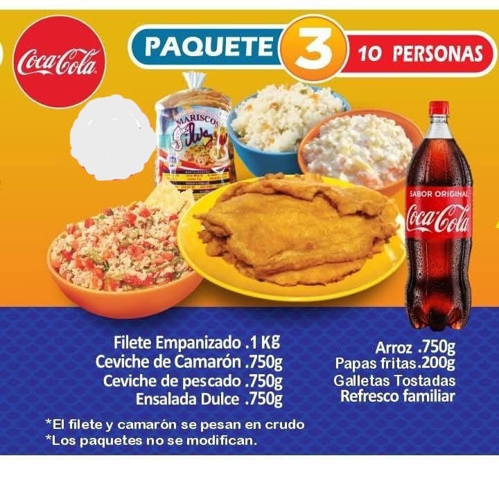 Paquete 3 (10 personas)
