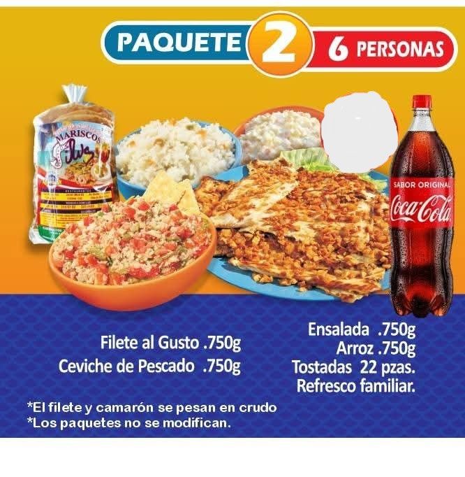 Paquete 2 para 6 personas