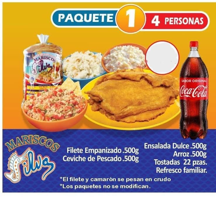 Paquete 1 para 4 personas