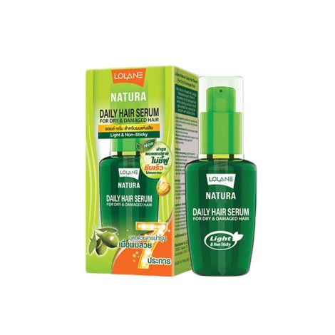 Lolane Daily Hair Serum 50ml - For Dry & Damanged Hair (Green)