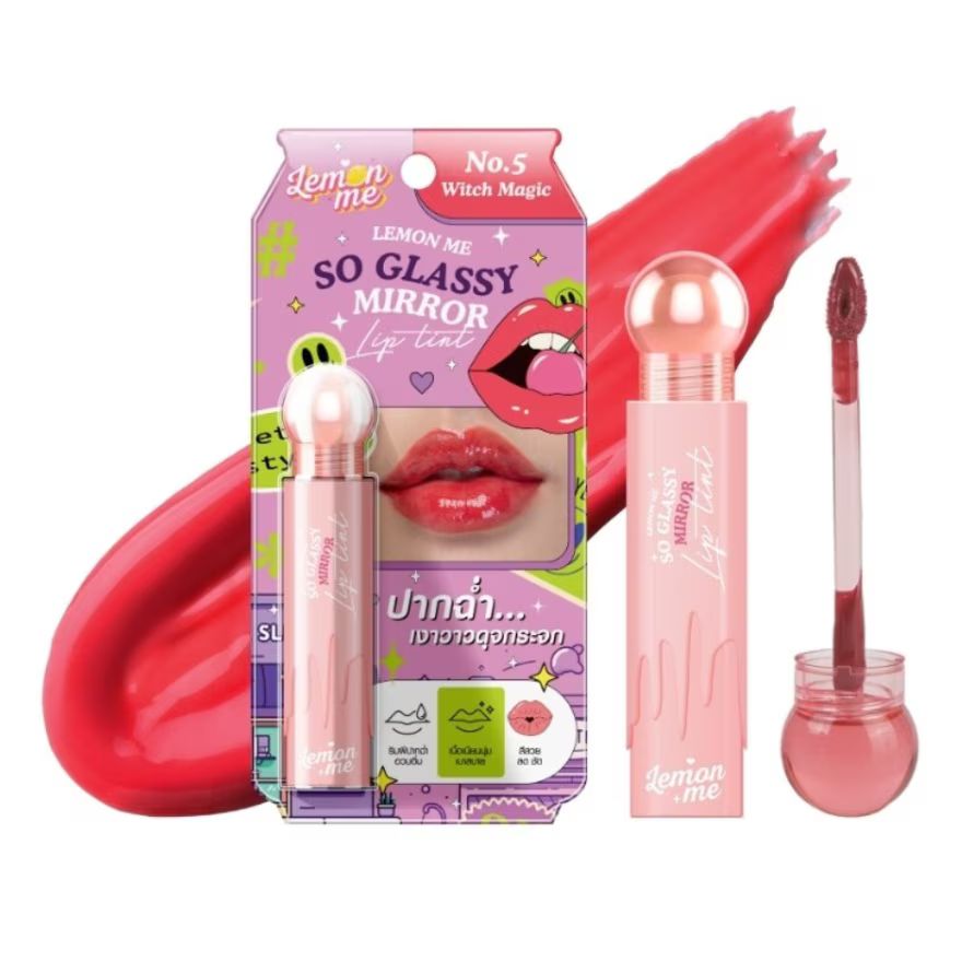 Lemon Me So Glassy Mirror Lip Tint (3.2g) - #05 Witch Magic