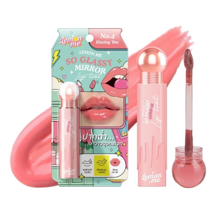 Lemon Me So Glassy Mirror Lip Tint (3.2g) - #04 Kissing You