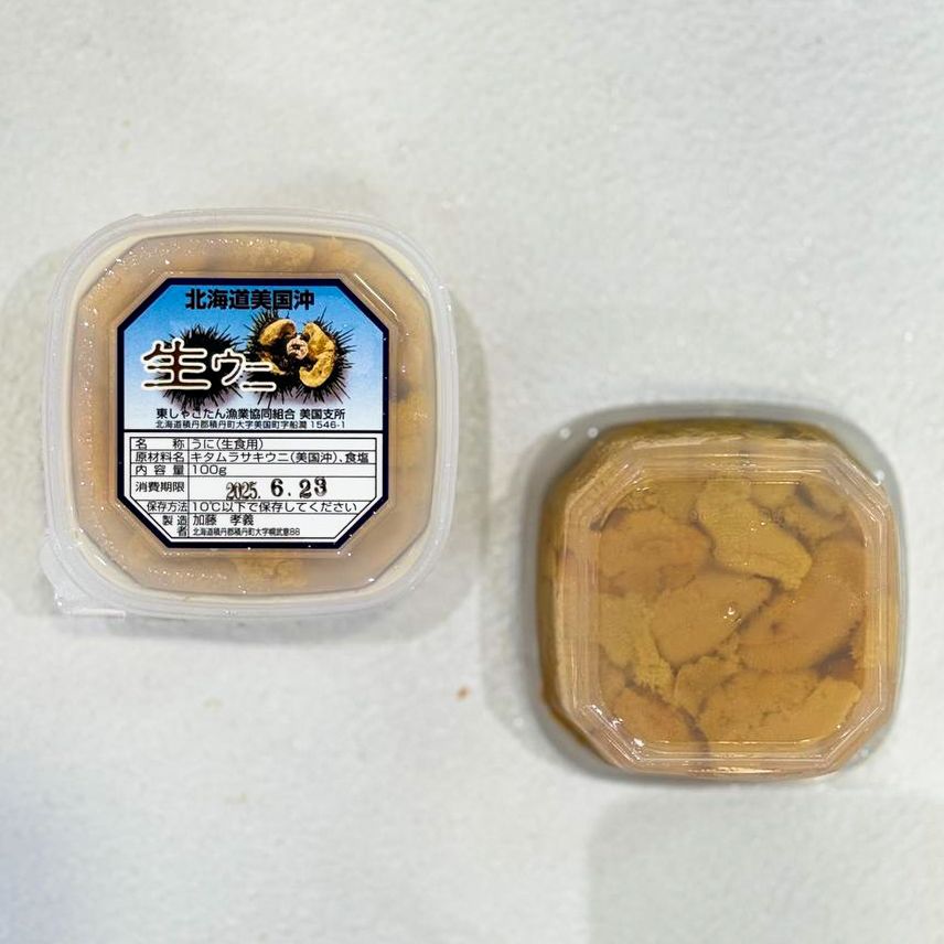 (Shakotan, Hokkaido) 100g '塩水積丹紫 Shakotan' Murasaki Ensui Uni