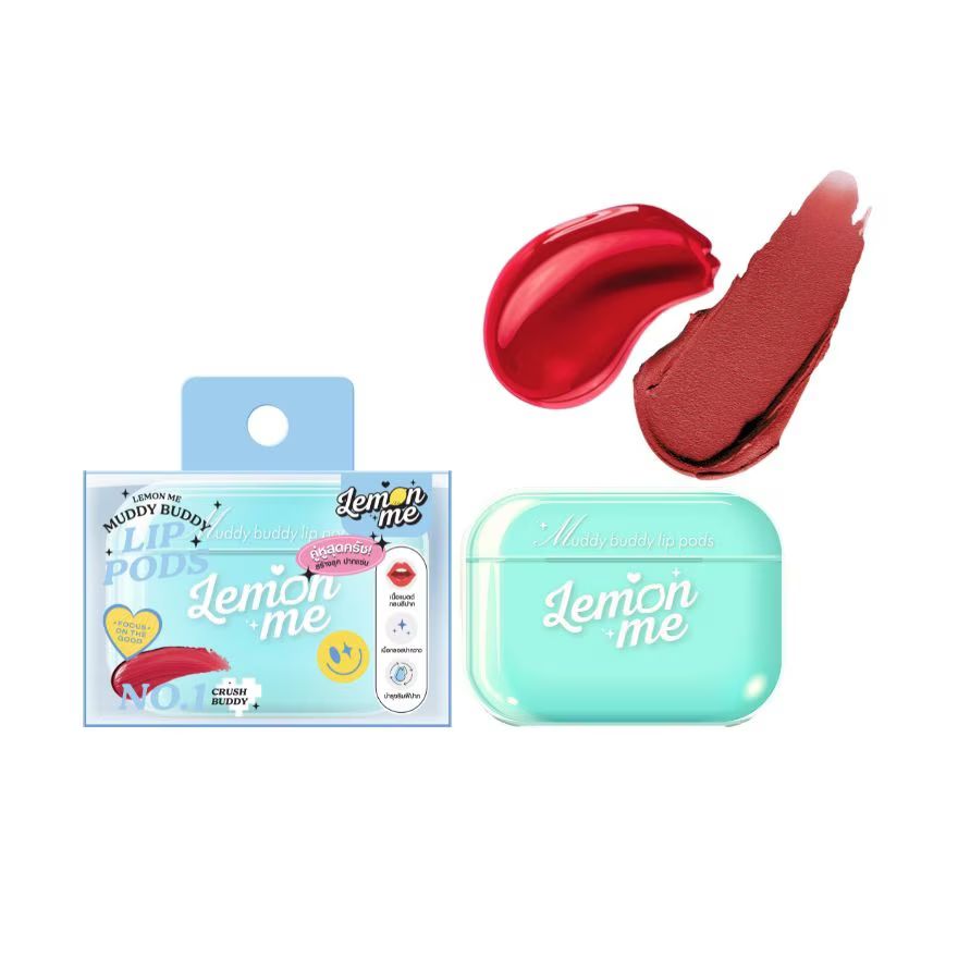 Lemon Me Muddy Buddy Lip Pods - #01 Crush Buddy