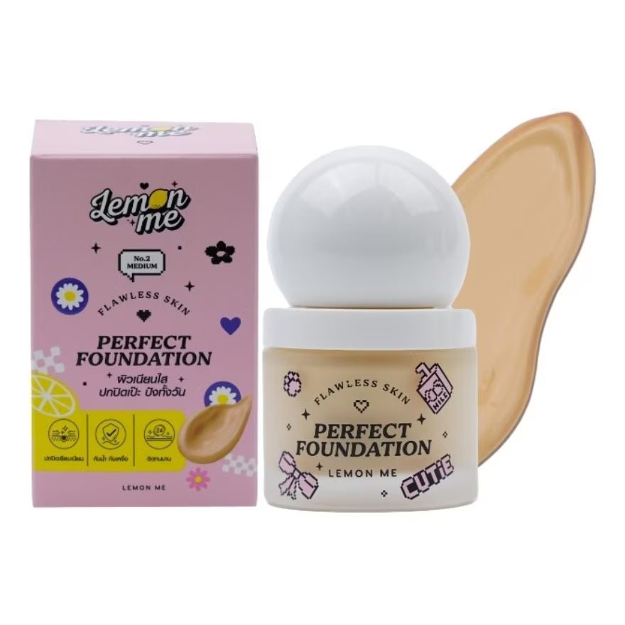 Lemon Me Flawless Skin Perfect Foundation (35g) - #02 Medium