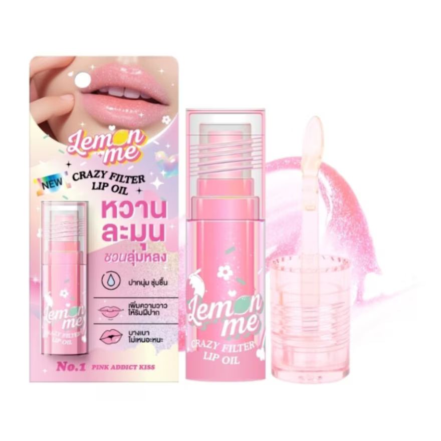 Lemon Me Crazy Filter Lip Oil (2.5g) - #01 Pinky Addict Kiss