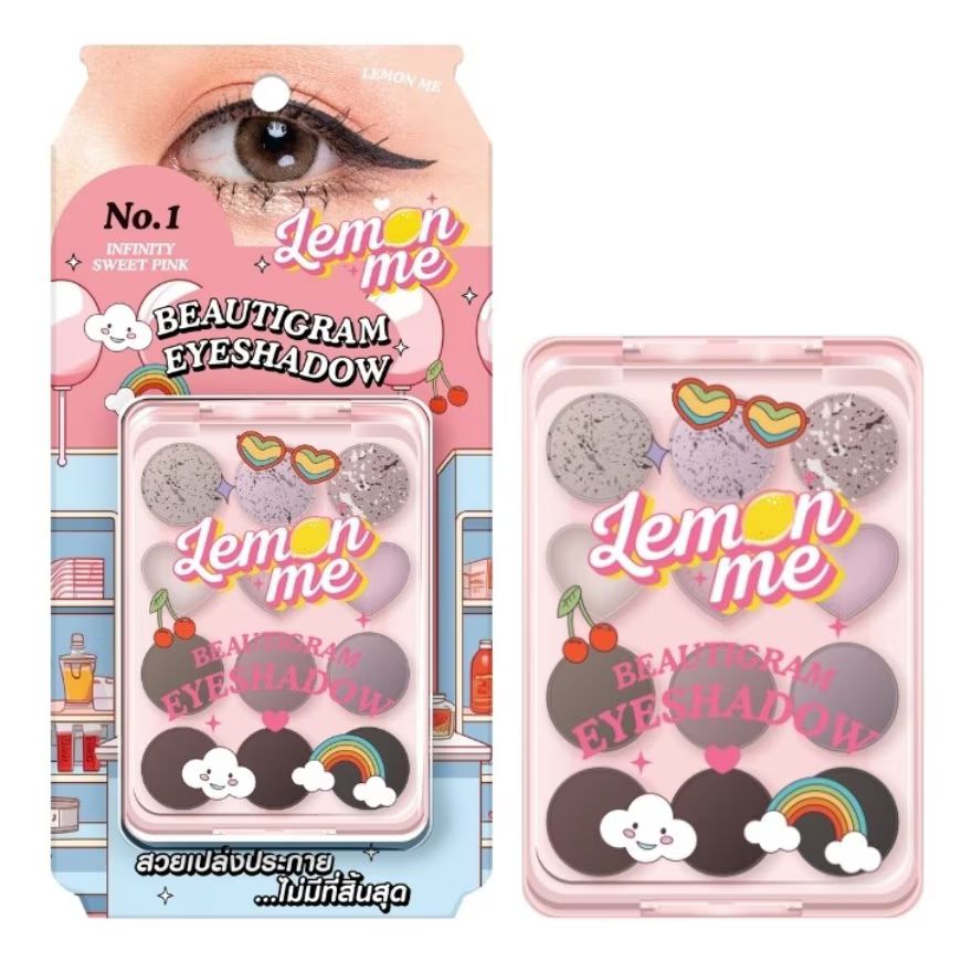 Lemon Me Beautigram Eyeshadow (12g) - Infinity Sweet Pink