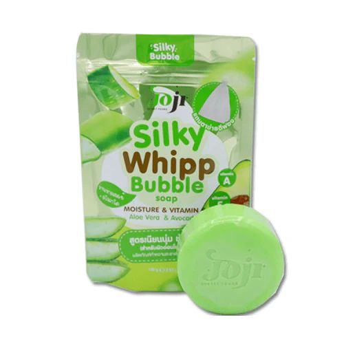 Joji Silky Whipp Bubble Soap (100g) - Moisture Vitamin Aloe Vera & Avocado