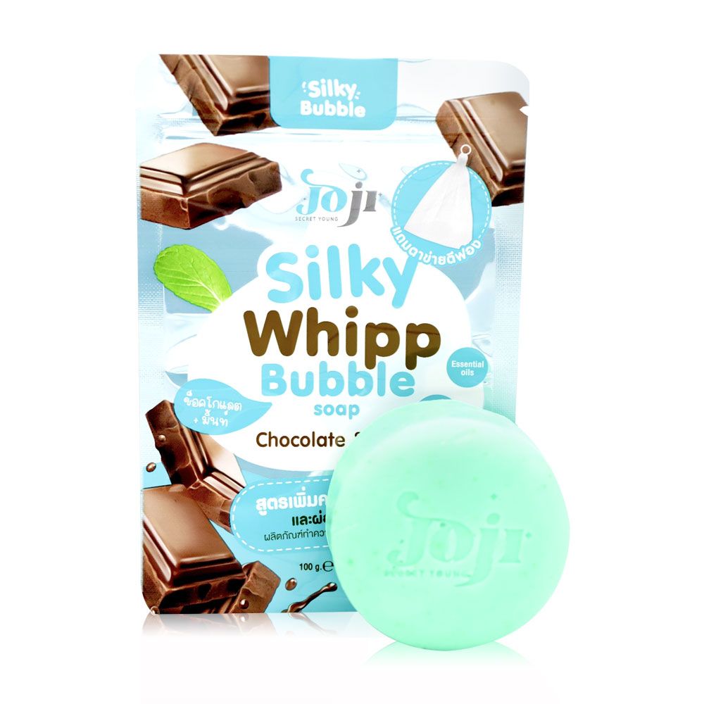 Joji Silky Whipp Bubble Soap (100g) - Chocolate & Mint