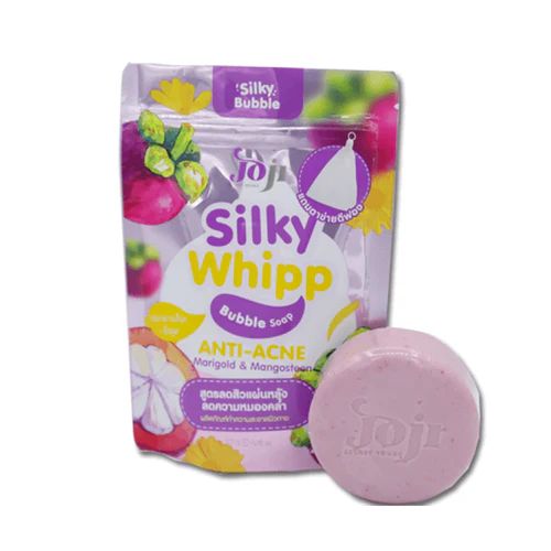 Joji Silky Whipp Bubble Soap (100g) - Anti-Acne Marigold & Mangosteen